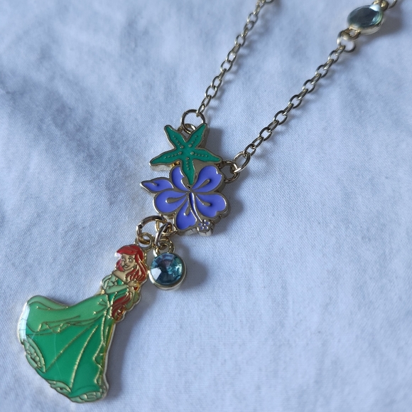 Disney Jewelry Little Mermaid Disney Princess Necklace Earring Set